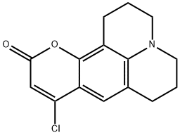 1H,5H,11H-[1]Benzopyrano[6,7,8-ij]quinolizin-11-one, 9-chloro-2,3,6,7-tetrahydro- (9CI) 结构式