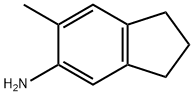 5-氨基-6-甲基茚 结构式