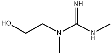 1-(2-hydroxyethyl)-1,3-dimethylguanidine 结构式