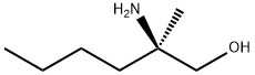 (R) -2-氨基-2-甲基己烷-1-醇 结构式