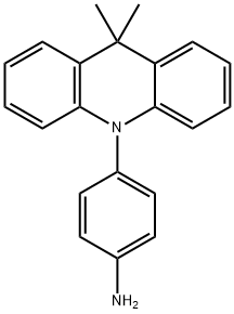 4-(9,9-二甲基-10(9H)-吖啶基)-苯胺 结构式