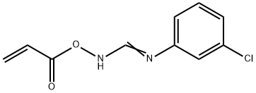 [amino(3-chlorophenyl)methylidene]amino prop-2-enoate 结构式