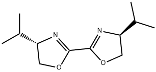 (4S,4'S)-4,4'-二异丙基-4,4',5,5'-四氢-2,2'-双噁唑 结构式