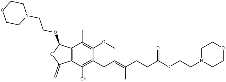 霉酚酸杂质2 结构式