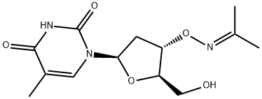 3'-O-(N-ACETONE-OXIME)-DT 结构式