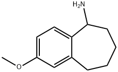 5H-Benzocyclohepten-5-amine, 6,7,8,9-tetrahydro-2-methoxy- 结构式