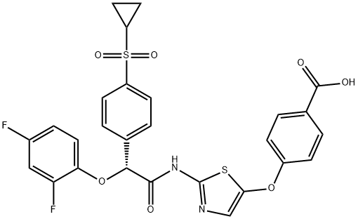 GLUCOKINASE ACTIVATOR 1 结构式