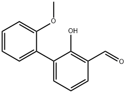 [1,1'-Biphenyl]-3-carboxaldehyde, 2-hydroxy-2'-methoxy- 结构式