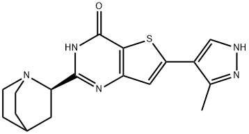 (R)-Simurosertib 结构式