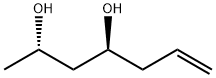 6-Heptene-2,4-diol, (2S,4S)- 结构式