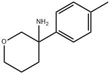 2H-Pyran-3-amine, tetrahydro-3-(4-methylphenyl)- 结构式