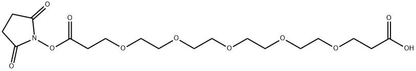 Acid-PEG5-NHS ester 结构式