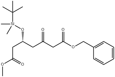 Heptanedioic acid, 3-[[(1,1-dimethylethyl)dimethylsilyl]oxy]-5-oxo-, 1-methyl 7-(phenylmethyl) ester, (3R)- 结构式