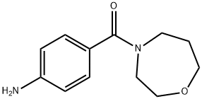 (4-氨基苯基)(四氢-1,4-氧氮杂-4(5H)-基)甲酮 结构式