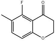 4H-1-Benzopyran-4-one, 5-fluoro-2,3-dihydro-6-methyl- 结构式