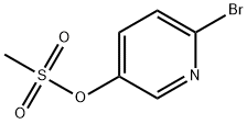 3-Pyridinol, 6-bromo-, 3-methanesulfonate 结构式