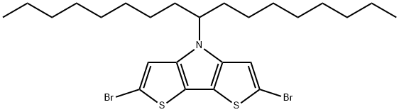 4H-Dithieno[3,2-b:2',3'-d]pyrrole, 2,6-dibromo-4-(1-octylnonyl)- 结构式