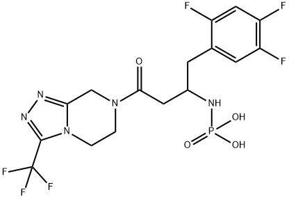 西他列汀N-磷酸盐杂质 结构式