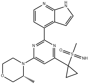 AZD6738 chiral mixtures 结构式