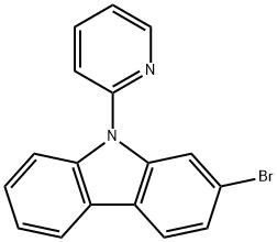 2-bromo-9-(pyridin-2-yl)-9H-carbazole 结构式