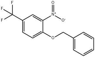 1-(苄氧基)-2-硝基-4-(三氟甲基)苯 结构式