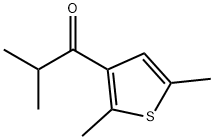 1-(2,5-dimethylthiophen-3-yl)-2-methylpropan-1-one 结构式