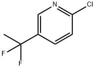 2-氯-5-(1,1-二氟乙基)吡啶 结构式