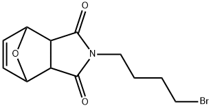 4,7-Epoxy-1H-isoindole-1,3(2H)-dione, 2-(4-bromobutyl)-3a,4,7,7a-tetrahydro- 结构式