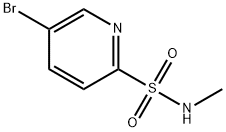 2-Pyridinesulfonamide, 5-bromo-N-methyl- 结构式