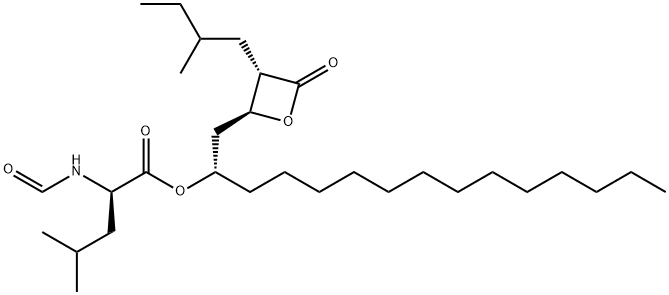 Isopentyl (2R)-Orlistat Tetradecyl Ester 结构式