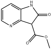 methyl 2-oxo-1,3-dihydropyrrolo[3,2-b]pyridine-3-carboxylate 结构式