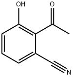 2-乙酰基-3-羟基苯甲腈 结构式