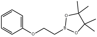 4,4,5,5-四甲基-2-(2-苯氧基乙基)-1,3,2-二氧杂硼环戊烷 结构式