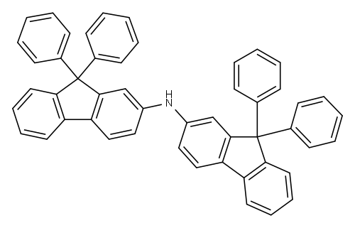 N-(9,9-联苯-9H-芴-2-基)-9,9-联苯-9H-芴-2-胺 结构式