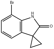 7-Bromo-1H-spiro[cyclopropane-1,3-indole]-2-one 结构式