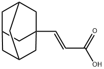 2-Propenoic acid, 3-tricyclo[3.3.1.13,7]dec-1-yl-, (E)- (9CI) 结构式