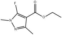 5-氟-1,3-二甲基-1H-吡唑-4-羧酸 结构式
