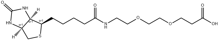BIOTIN-PEG2-ACID 结构式
