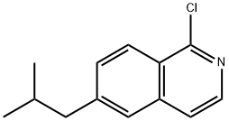 1-氯-6-异丁基异喹啉 结构式