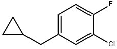 2-氯-4-(环丙基甲基)-1-氟苯 结构式