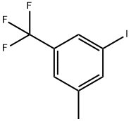 1-碘-3-甲基-5-(三氟甲基)苯 结构式