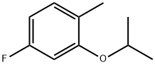 4-氟-2-异丙氧基-1-甲基苯 结构式