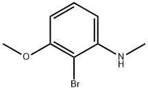 2-bromo-3-methoxy-N-methylaniline 结构式