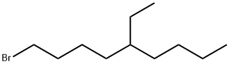 1-溴-5-乙基壬烷 结构式