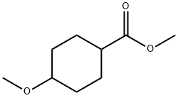 Cyclohexanecarboxylic acid, 4-methoxy-, methyl ester 结构式