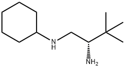 ( S ) - N1 -环己基- 3,3 -二甲基-1,2-丁二胺 结构式