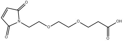 马来酰亚胺-二聚乙二醇-羧酸 结构式