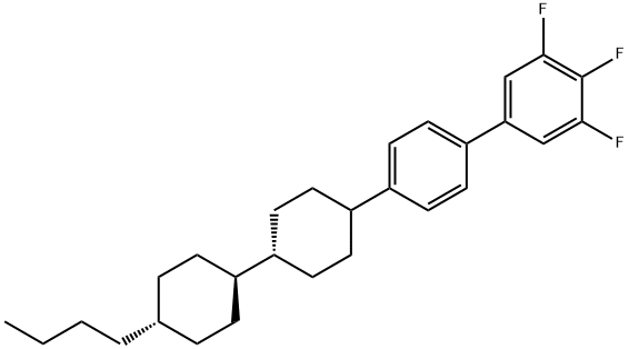 4'-(反式,反式-4'-丁基双环己基)-3,4,5-三氟联苯 结构式