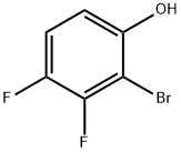 2-溴-3,4-二氟苯酚 结构式