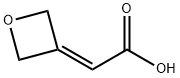 2-(氧杂环丁烷-3-亚丙基)乙酸 结构式